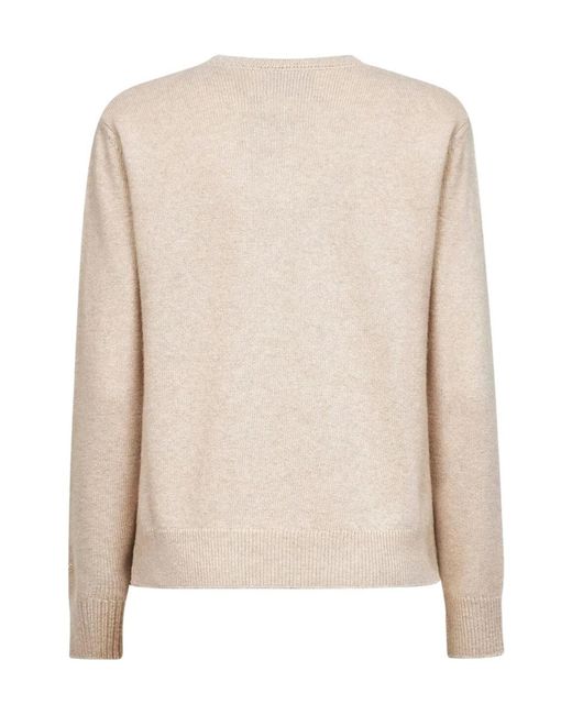 Mc2 Saint Barth Natural Long-Sleeved Sweater