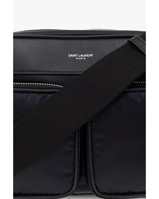 Saint Laurent Black City Zip-Up Camera Bag for men