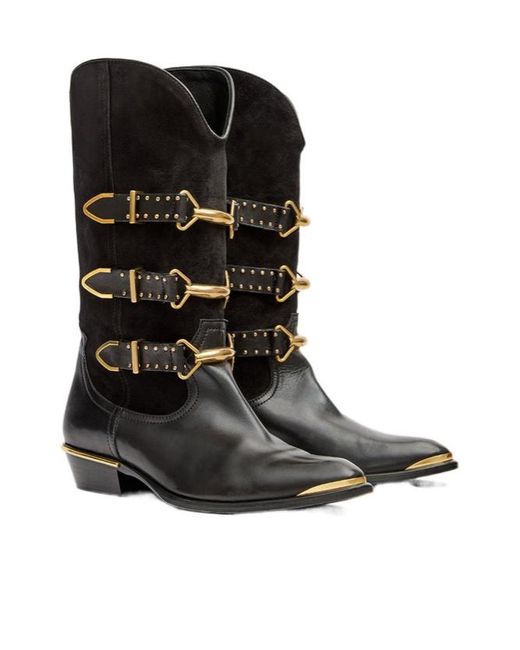 Isabel Marant Black Mexia Boots