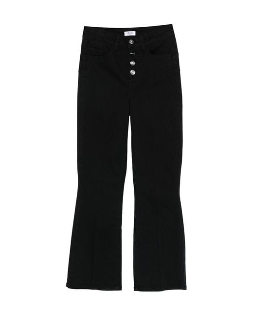 Liu Jo Black Buttoned Jeans