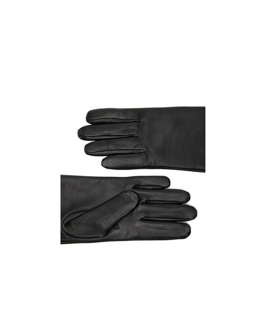 Frankie Shop Black Leather Gloves
