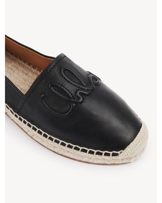 Chloé Black Chloé Isla Espadrilles