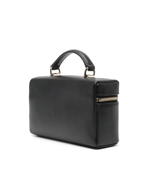 Furla Black Camelia Tote Bag