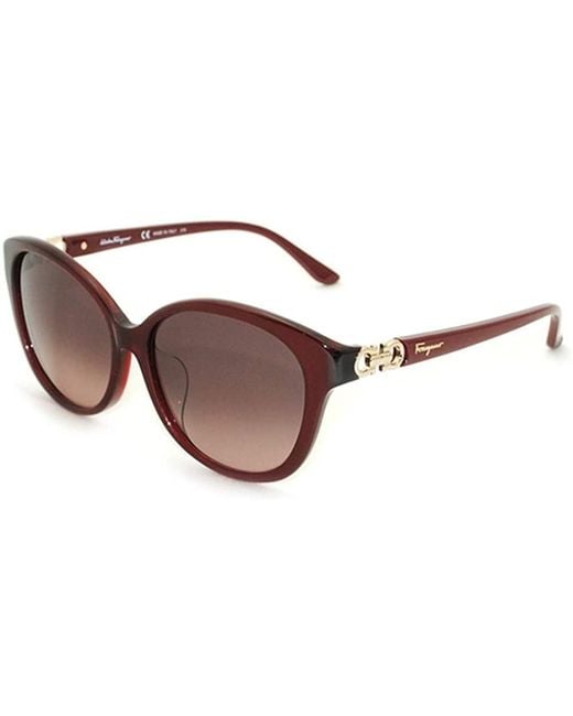 Ferragamo Pink Logo Sunglasses