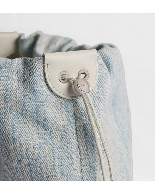 Dior Gray Medium Travel Last Minute Pouch