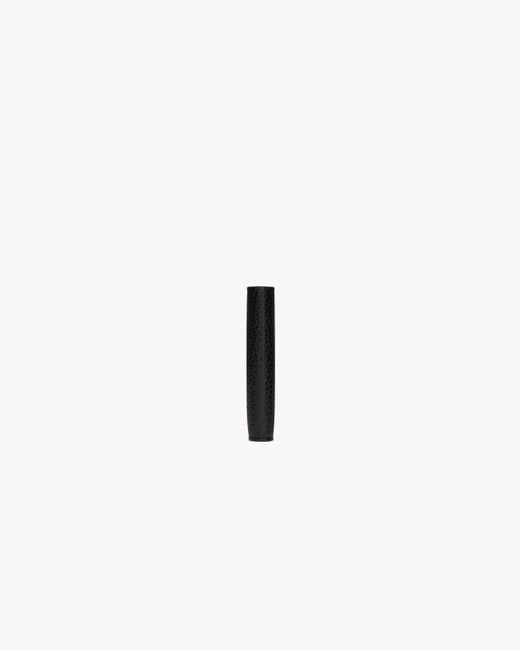 Saint Laurent Black Tiny Cassandre East/West Wallet for men
