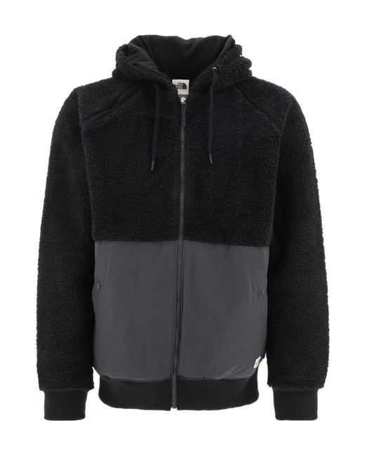 The North Face Black Zip-Up Hooded Coat for men
