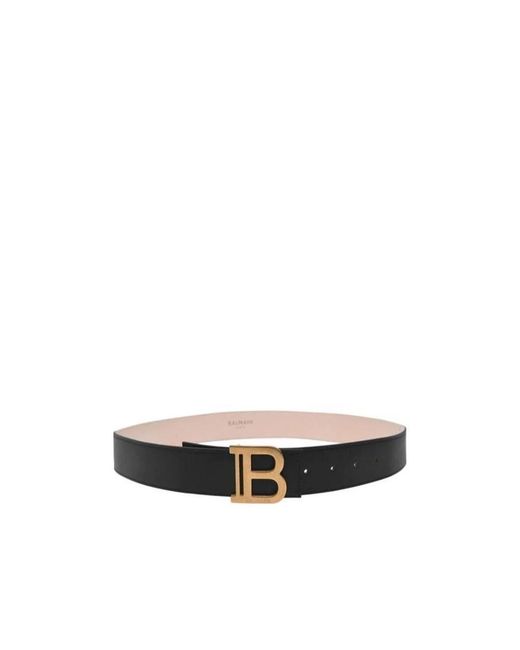 Balmain White Double-Sided Belt
