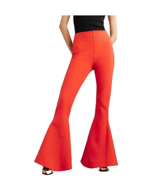 A.W.A.K.E. MODE Draped Stretch-Twill Flared Pants