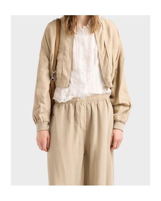 Prada White Garment-Dyed Washed Silk Shirt
