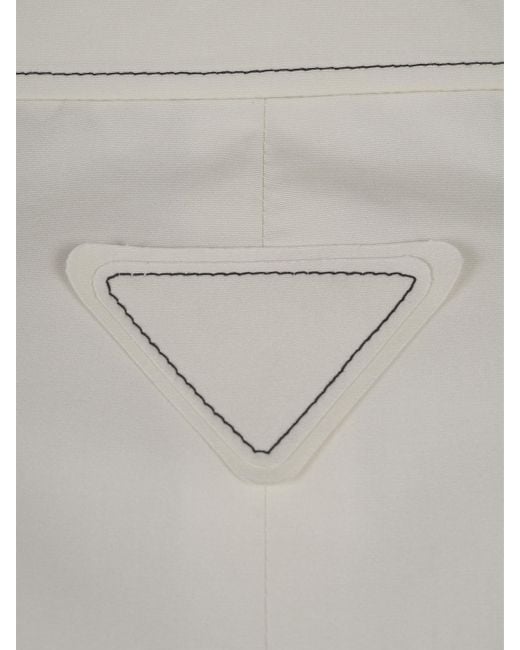 Prada Gray Single-Breasted Cotton Jacket for men