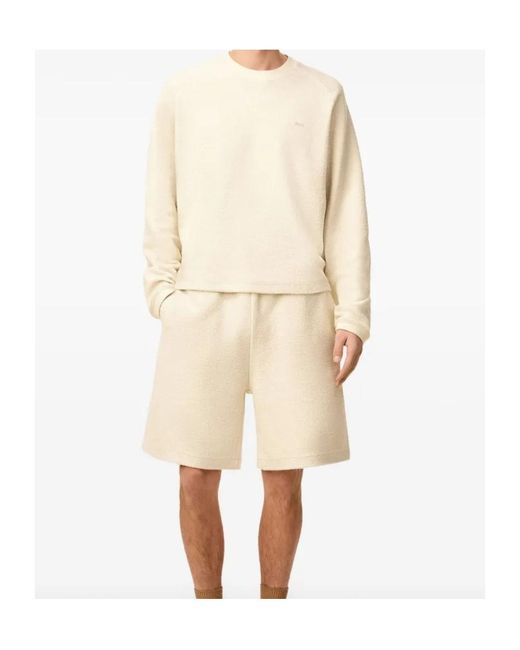 AMI Natural Embroidered Sweatshirt for men