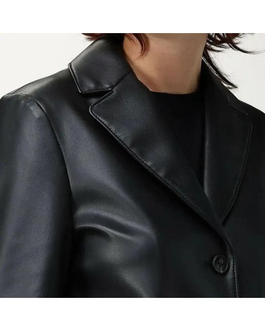 Max Mara Black Mm By Long-Sleeved Button-Up Jacket