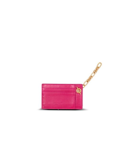Balmain Pink Pulse Card Holder