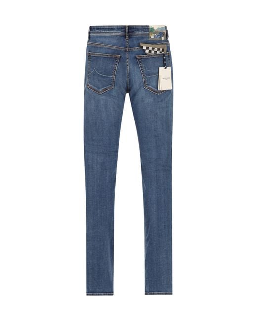 Jacob Cohen Blue Slim-Fit Jeans for men