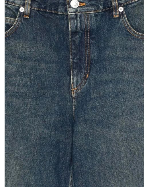 Isabel Marant Blue Straight Leg Jeans for men