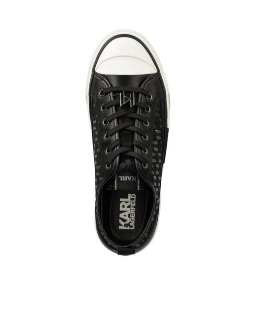 Karl Lagerfeld Black Kampus Max Sneakers for men