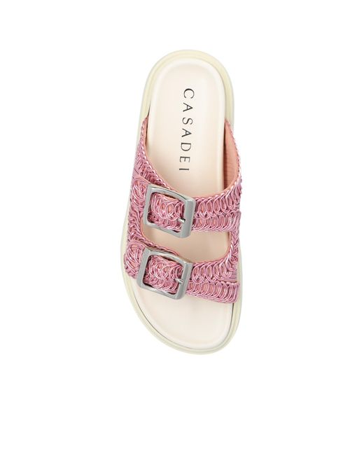 Casadei Pink Birky Ale Slides