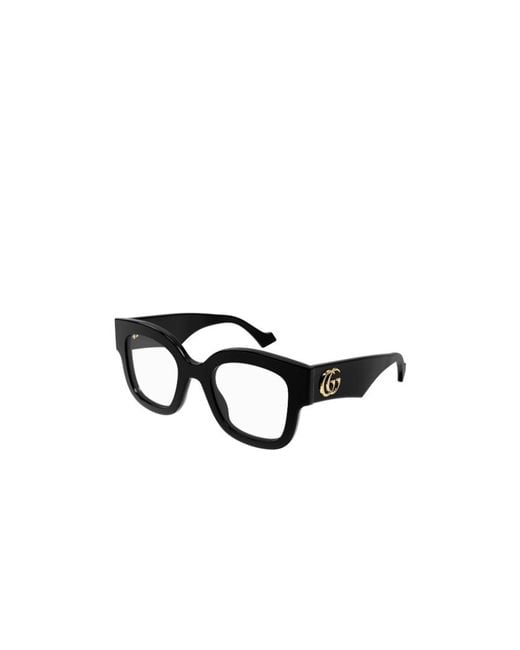 Gucci Black Eyewear Round-Frame Glasses