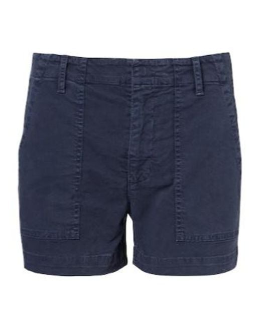 Nili Lotan Blue Utility Cotton Shorts
