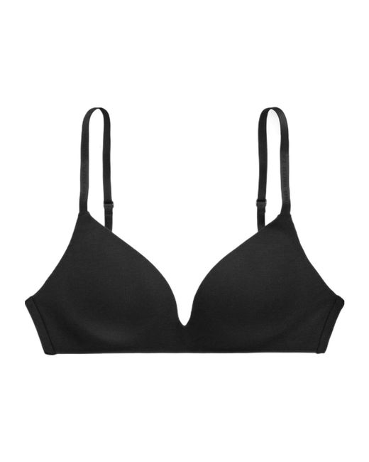 Ralph Lauren Black Deep V-Neck Bra