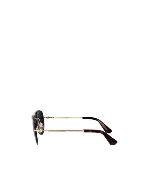 Burberry Black Eyewear Aviator Sunglasses