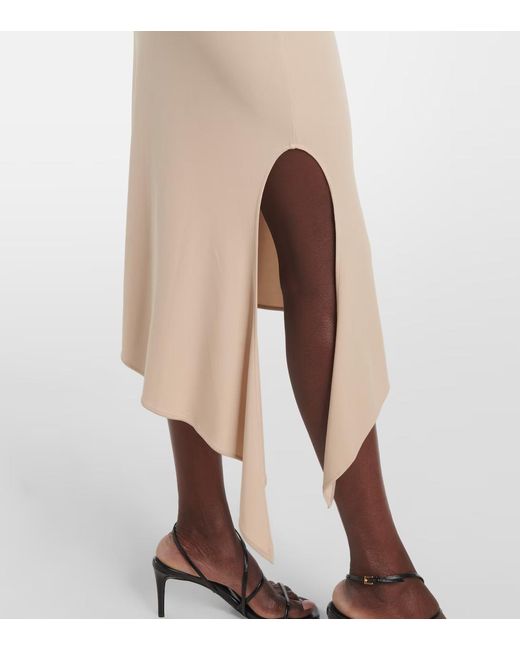 Courreges Natural Asymmetrical Dress