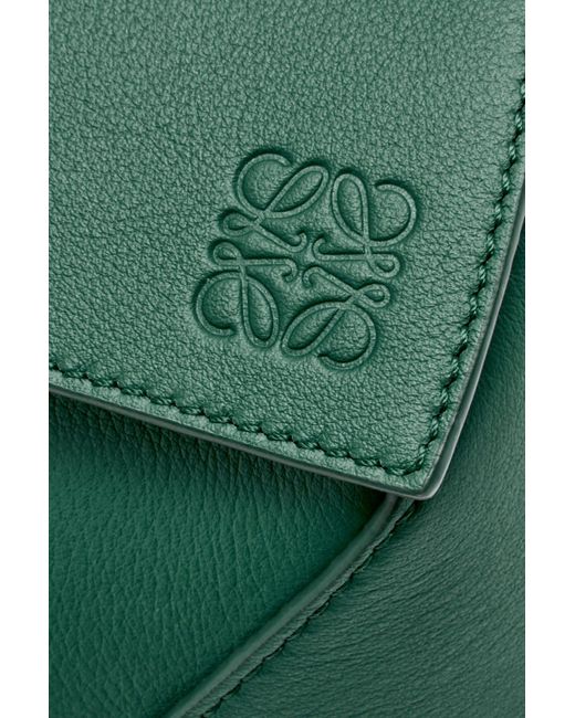 Loewe Green Small Puzzle Bumbag for men