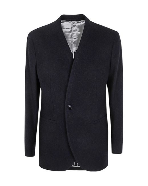 Giorgio Armani Blue Virgin Wool Blazer for men