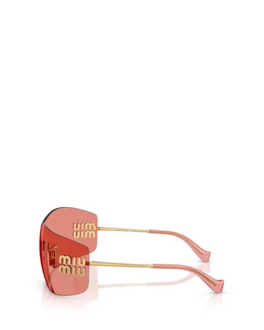 Miu Miu Pink Eyewear Aube Sunglasses