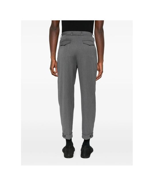 Entire studios Gray Wool Trousers for men