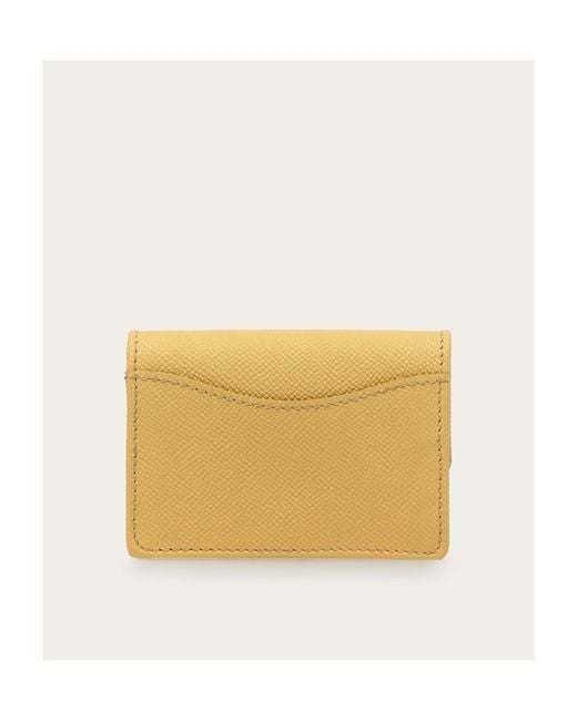 Ferragamo Natural Logo Wallet