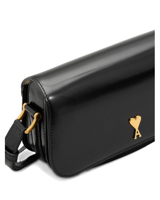 AMI Black Paris Shoulder Bag