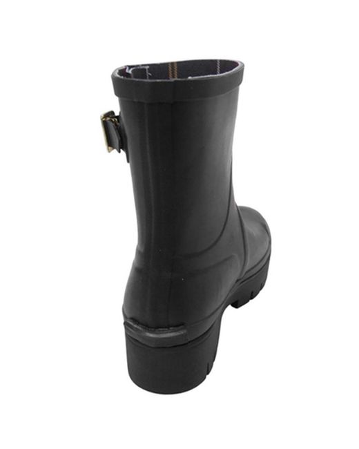 Barbour Black Round-Toe Ankle Boots