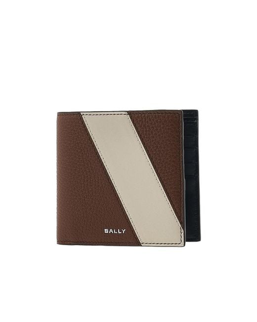 Bally Brown Logo Wallet for men