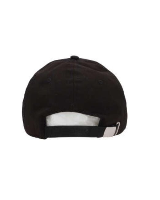 McQueen Black Logo Embroidered Baseball Cap for men