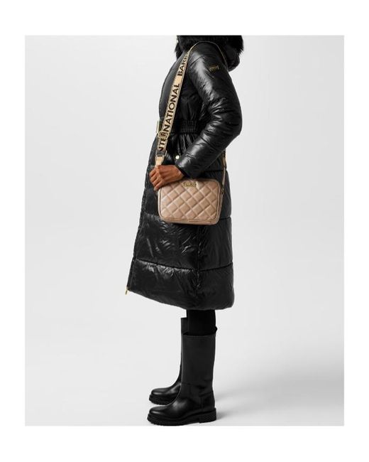 Barbour Black Saskia Long Puffer Jacket