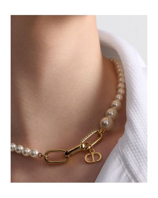Dior White D-Fusion Necklace