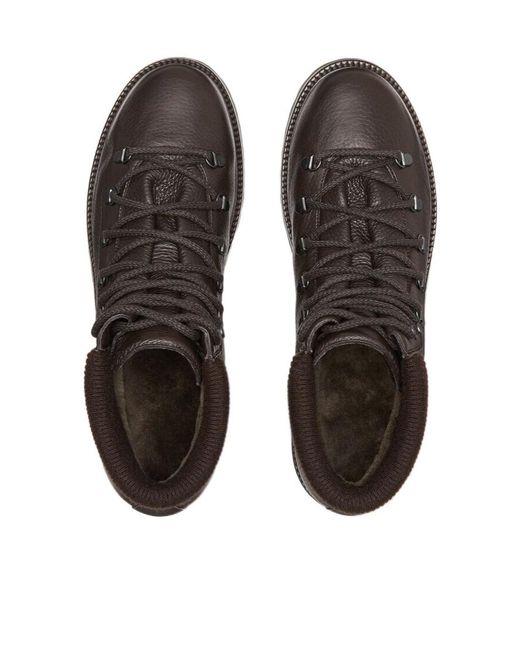 Loro Piana Brown New Laax Walk Ankle Boot for men