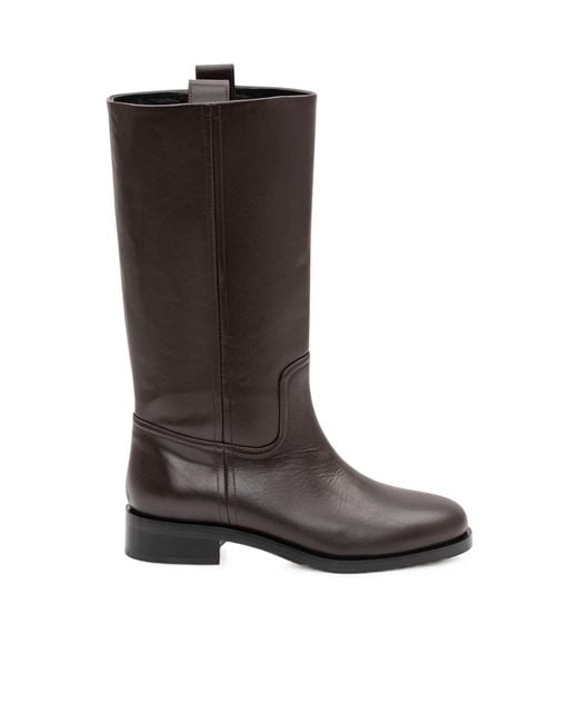 Aeyde Brown Theo Knee-High Boots