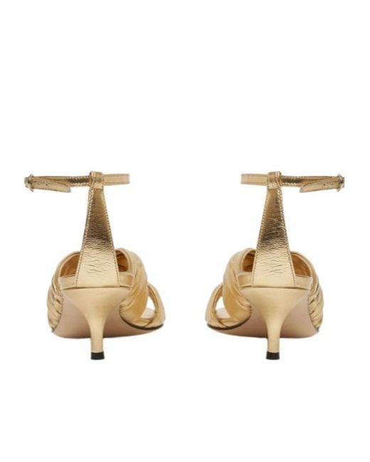 Scarosso Metallic Knot Sandals