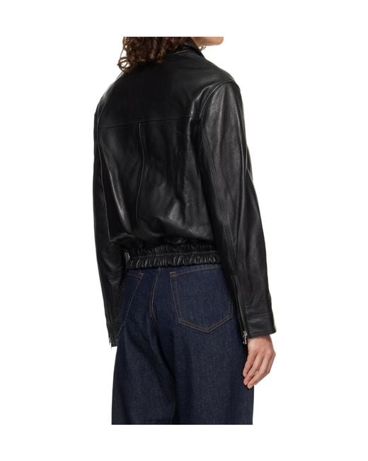Nour Hammour Black Clint Zip-Up Jacket