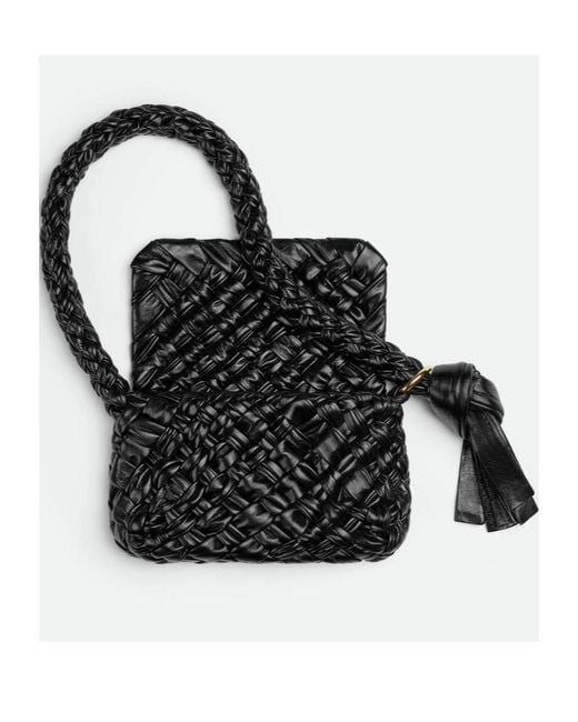 Bottega Veneta Black Kalimero Citta Shoulder Bag