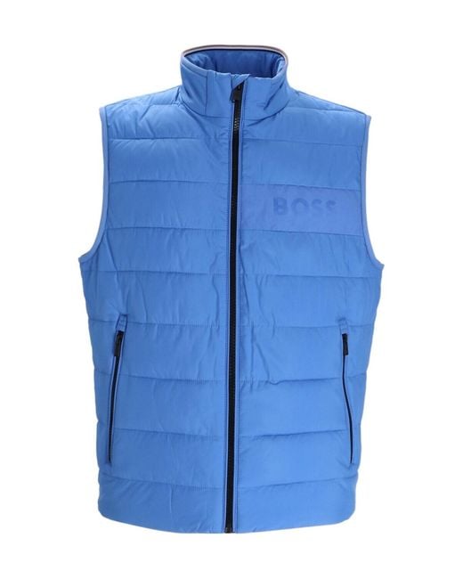Boss Blue Logo Vest for men