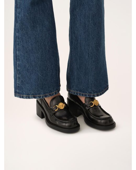Chloé Black Chloé Dakota Heeled Loafers