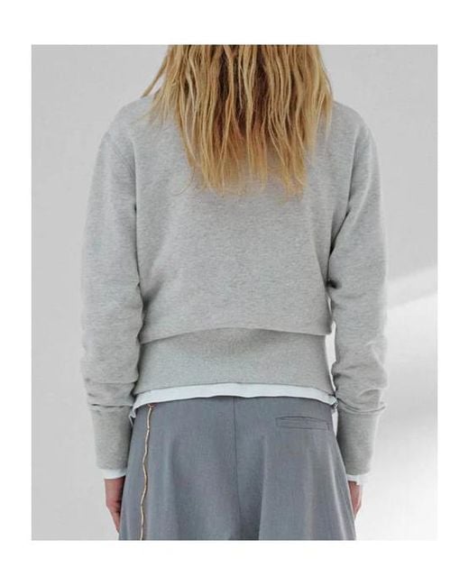 DARKPARK Gray Relaxed-Fit Crewneck Sweater