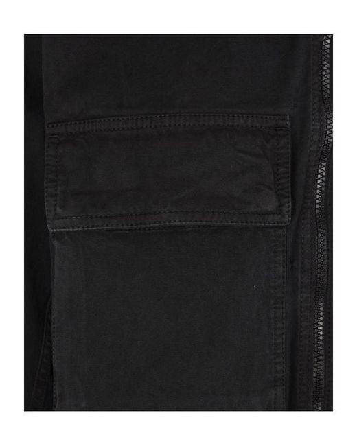 Stone Island Black Full-Zip Jacket for men