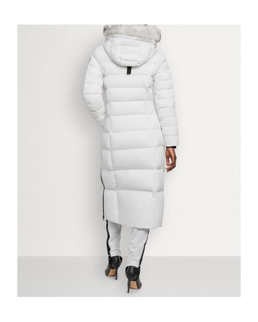 Moose Knuckles Gray Cooper Lake Faux-Fur Trim Parka