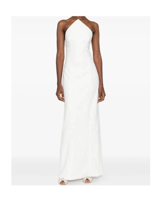 Solace London Senna Strapless Maxi Dress in White | Lyst Solace London Senna Strapless Maxi Dress in White | Lyst