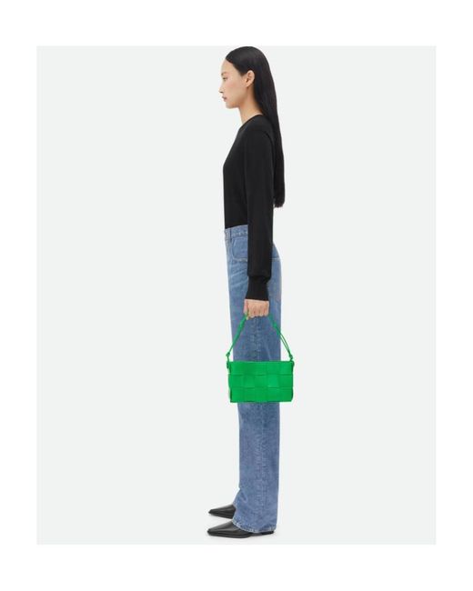 Bottega Veneta Green Cassette Handbag